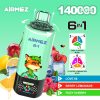 Airmez FOX 6 IN 1 – 140K Puffs, 6 Flavors, 650mAh Rechargeable, EU Stock