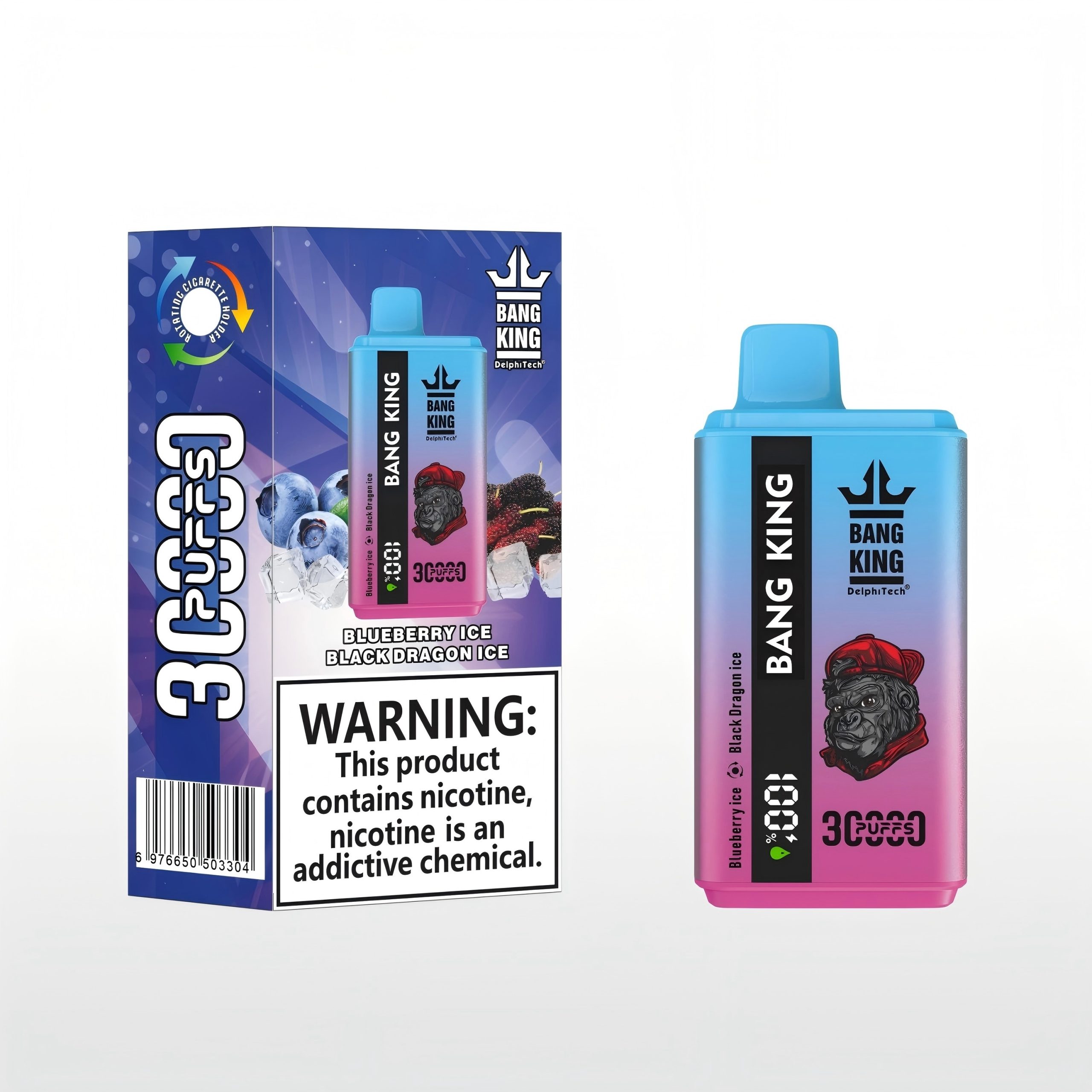 Bang King 30000 Puffs Disposable Vape – Dual Flavor Rechargeable Vape Bulk Buy Wholesale EU Stocks