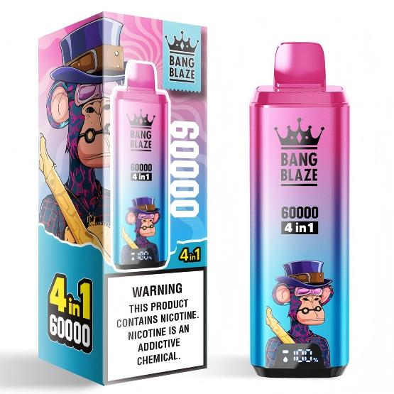 Bang Blaze 60000 Puffs 4in1 Vaper Disposable Vape EU Warehouse Fast Shipping