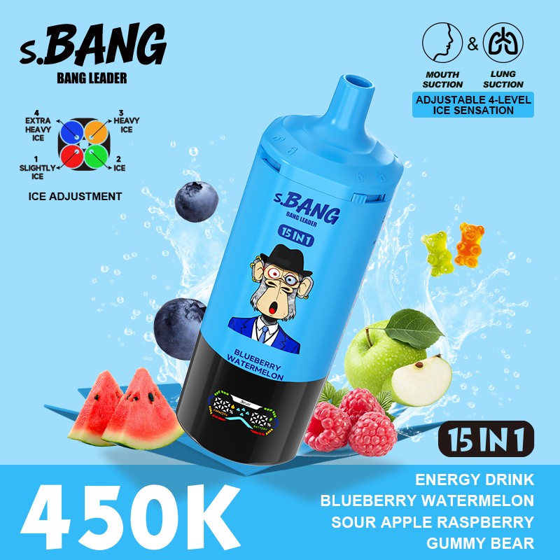 BANG LEADER 450000 Puffs 15 in 1 Taste 450K Disposable Vapes Ice Adjustable