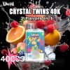 Uwin Twins Crystal 40K Disposable Vape – 40,000 Puffs Double-Flavor, Long-Lasting Vape